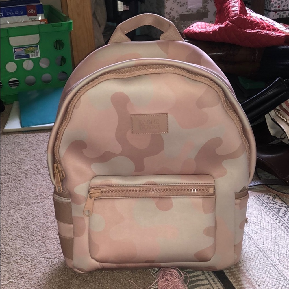 Dagne Dover Pink Camo Backpack